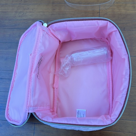 JUICY COUTURE SET ROYAL SCOTTIES NWOT. PINK MAKEUP BAG AND COSMETIC CASE. - Picture 6 of 7